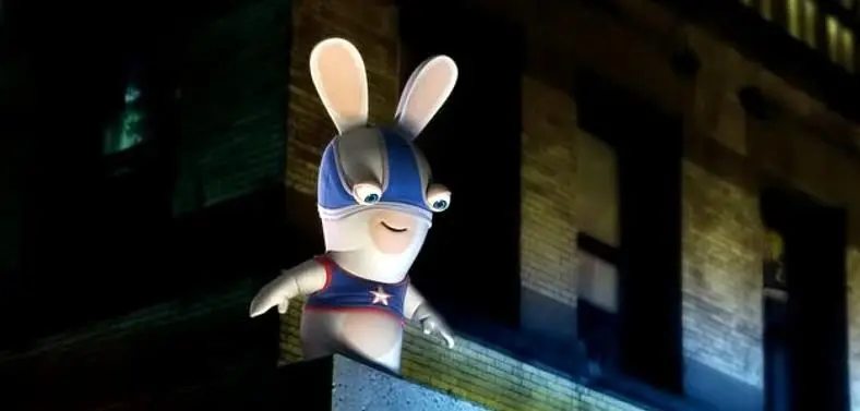 Raving Rabbids do Captain America