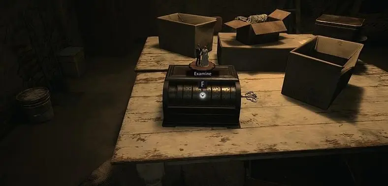 Resident Evil Village House Beneviento Music Box Puzzle - Getting the Tweezers from the Storage Room