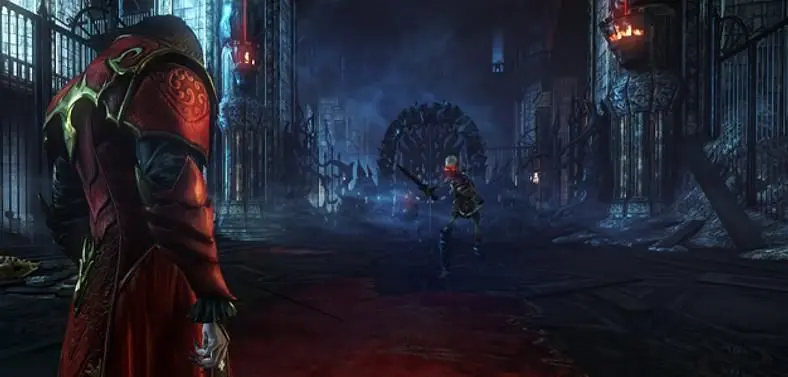 Castlevania: Lords of Shadow 2 in 60/40 split between modern city and castle