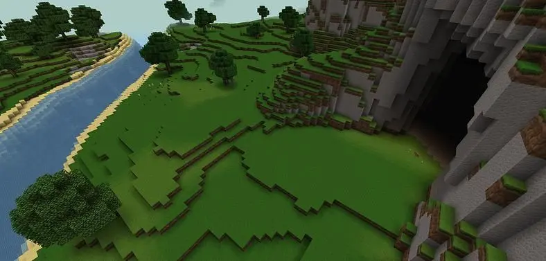 1.7 update of Minecraft to rework terrain generation
