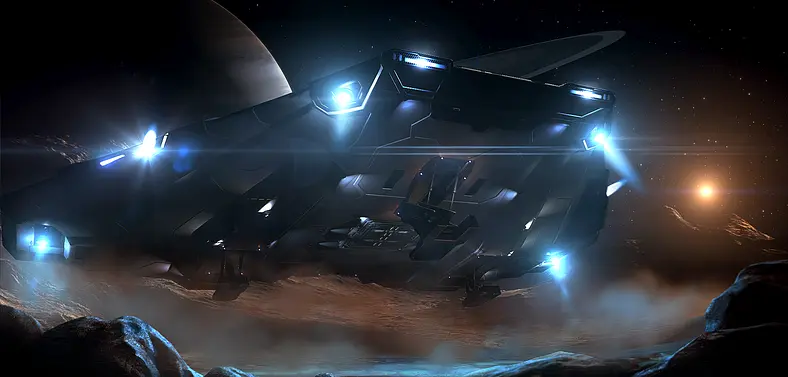 Here's a brief glimpse at planetary exploration in  Elite: Dangerous