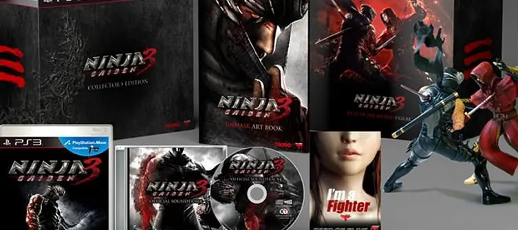 Ninja Gaiden 3 collector's edition detailed