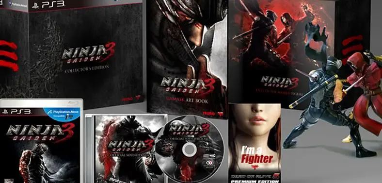 Ninja Gaiden 3 collector's edition detailed
