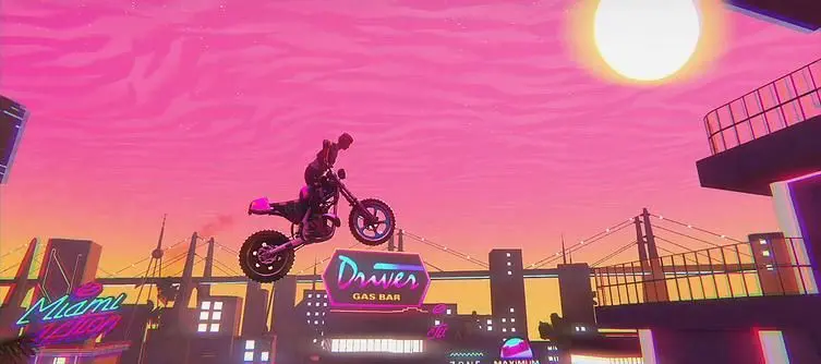 Trials of the Blood Dragon is out now, puts VHS into your dirtbike stunts