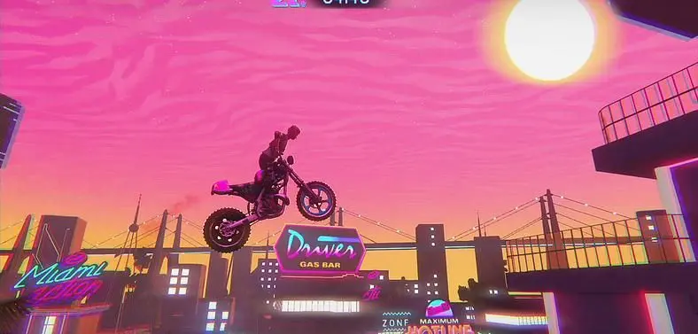Trials of the Blood Dragon is out now, puts VHS into your dirtbike stunts