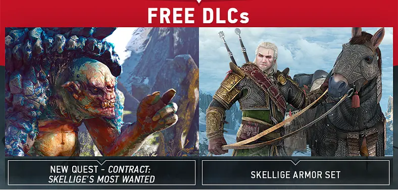 This week's free Witcher 3 DLC includes a Skellige armour set and a new mission