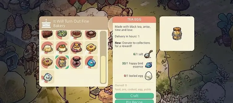 Cozy Grove Tea Egg - How to Obtain Ingredients and Craft It
