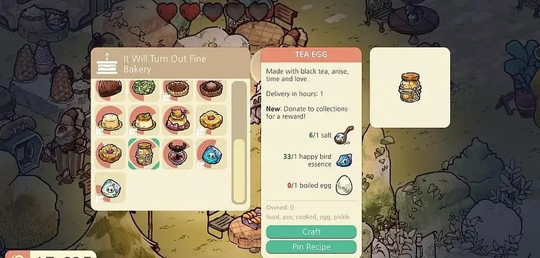 Cozy Grove Tea Egg - How to Obtain Ingredients and Craft It