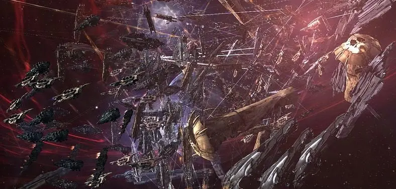 EVE Online sees 4070 ship battle last night