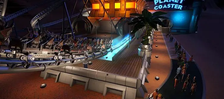 Blueprints Will See A Major Change In Planet Coaster's Spring Update - Paths Could Be Coming