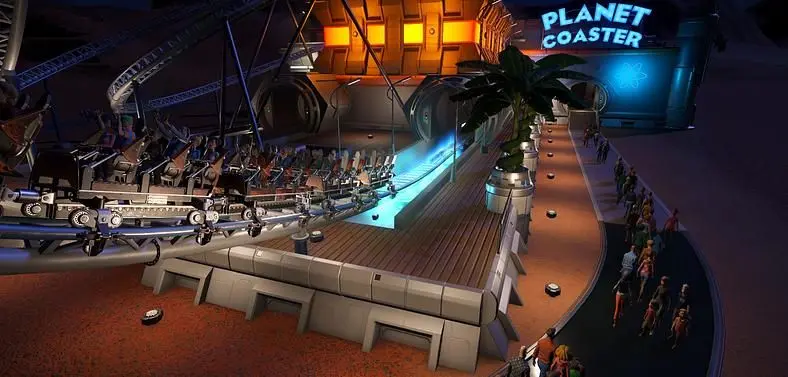 Blueprints Will See A Major Change In Planet Coaster's Spring Update - Paths Could Be Coming