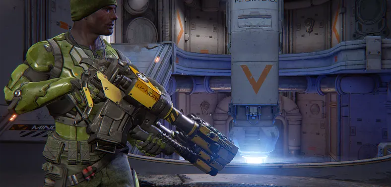 Epic showcases Unreal Tournament reboot's snazzy new Outpost 23 map
