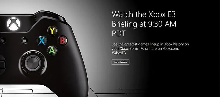 E3 2015: Microsoft's Xbox E3 Briefing live today @ 9.30am PDT / 5.30pm GMT+1 - Watch it here! FINISHED