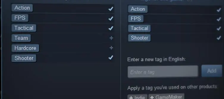Valve introduces 'Steam Tags' to store, titles now tagged by users