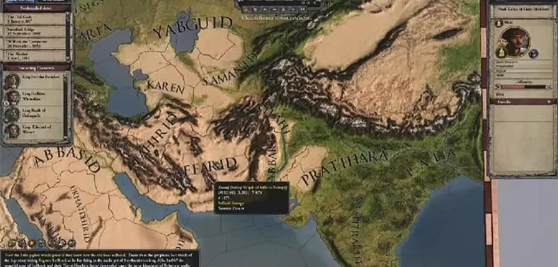 Crusader Kings II: Rajas of India releases March 25th, new 'feature highlights' trailer
