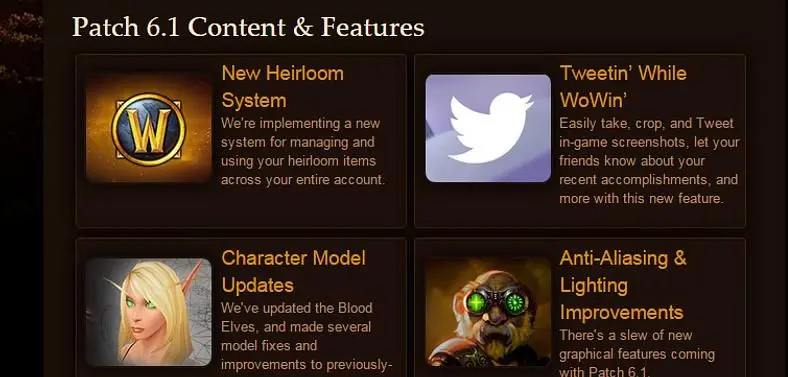 World of Warcraft's Patch 6.1 launches February 24th
