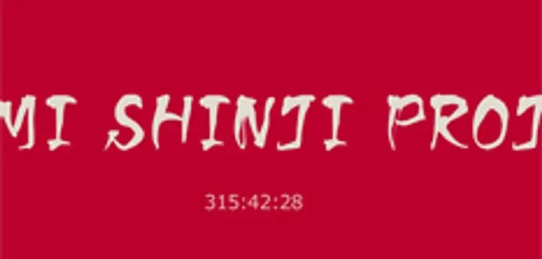 Countdown to "Mikami Shinji Project" reveal, over 300 hours left
