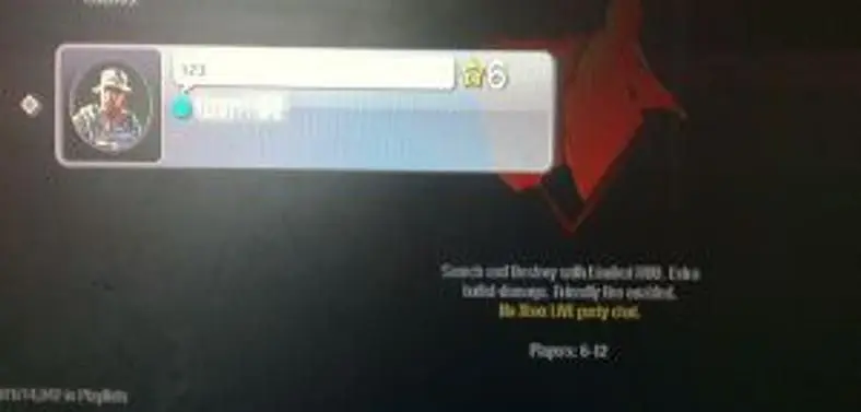 Black Ops 1.06 PS3 patch states 'No Xbox LIVE party chat'