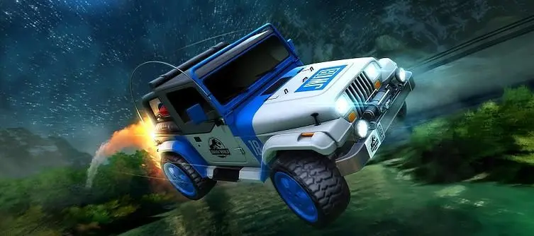 Rocket League Jurassic Park Jeep - Why Did Psyonix Remove It? 