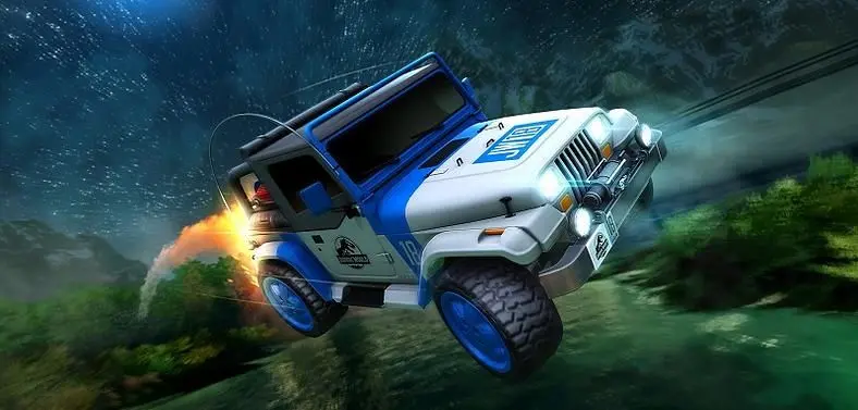 Rocket League Jurassic Park Jeep - Why Did Psyonix Remove It? 