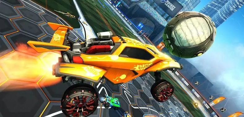 Rocket League's Draco Holographic Wheels Now Available In the Item Shop