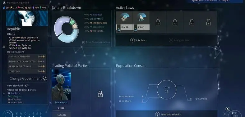 Endless Space 2 reveals Lumeris faction, Early Access release coming in September