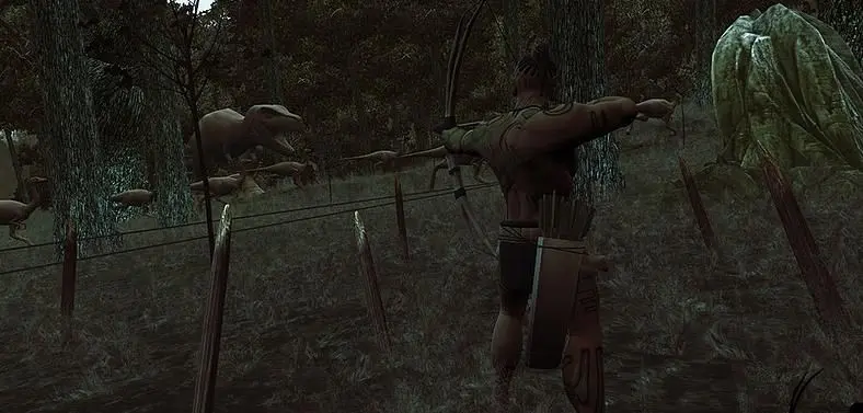 The Stomping Land merges Day Z with Turok: Dinosaur Hunter