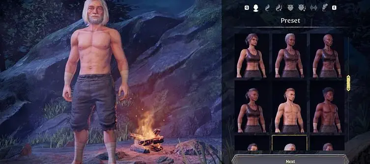 Enshrouded Character Creator Customization Options Detailed