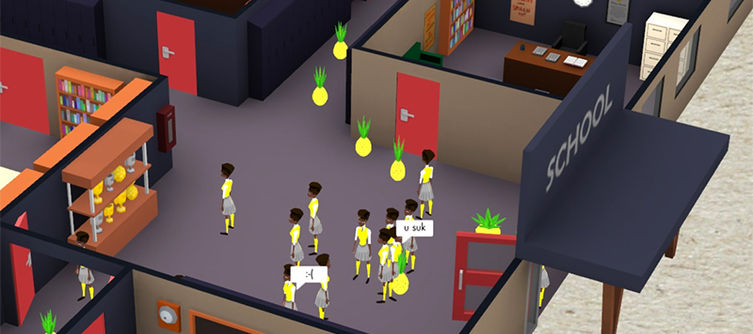 No Pineapple Left Behind available in Open Alpha, a school simulator for "orderly pineapples"