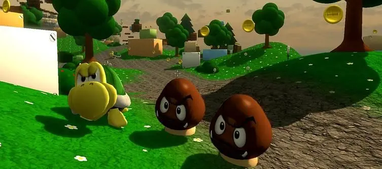 Super Mario Bros. mod unleashed for The Elder Scrolls V: Skyrim