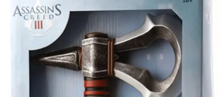 Ubisoft merchandising Assassin's Creed 3 tomahawk, no danger posed