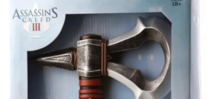 Ubisoft merchandising Assassin's Creed 3 tomahawk, no danger posed