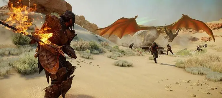 Check out Dragon Age: Inquisition gameplay with a dwarven warrior character