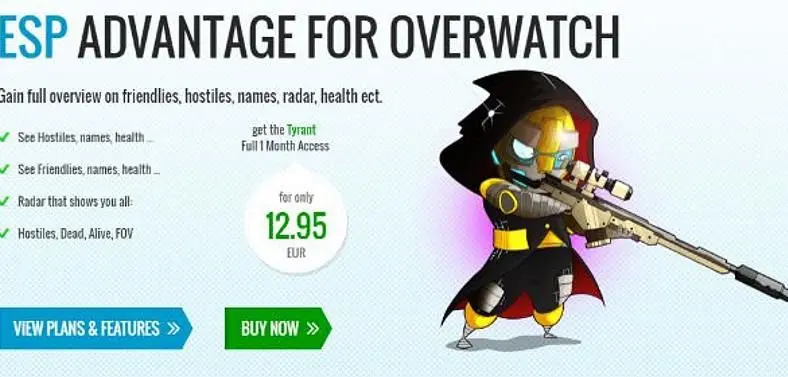 Blizzard is suing the creator of an Overwatch cheat tool for copyright infringement