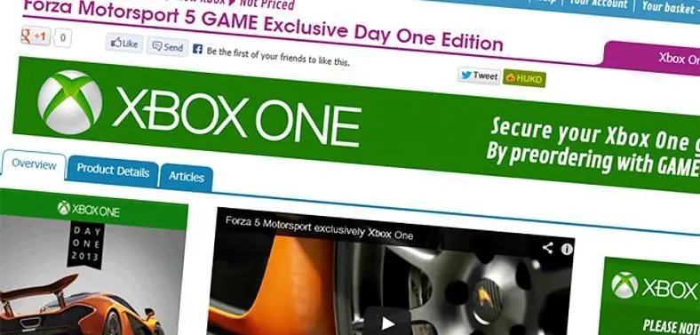 Microsoft to commission 'Day One Editions' for Xbox One launch titles