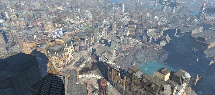 1.3 patch for Fallout 4 brings  HBAO+ tech and  FleX-Powered Weapon Debris