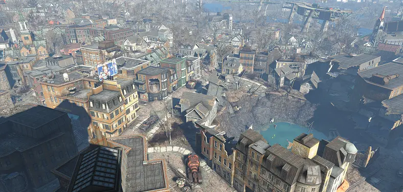 1.3 patch for Fallout 4 brings  HBAO+ tech and  FleX-Powered Weapon Debris