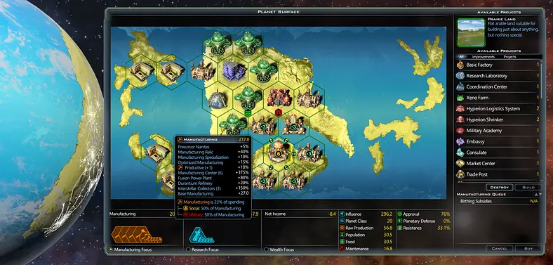 1.4 update for Galactic Civilizations III brings a more "fiendish" AI, tons of fixes