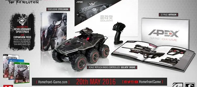 Homefront: The Revolution Goliath Edition gives you a radio controlled combat drone