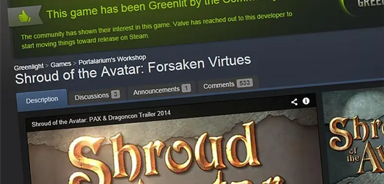 Shroud of the Avatar cleared for Early Access, greenlit in just 48 hours