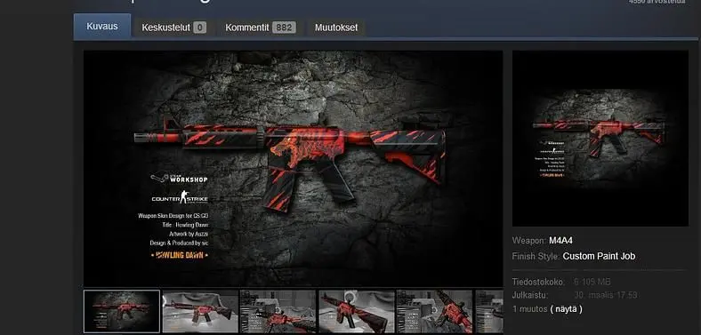 Counter-Strike: Global Offensive weapon skin removed after DMCA warning