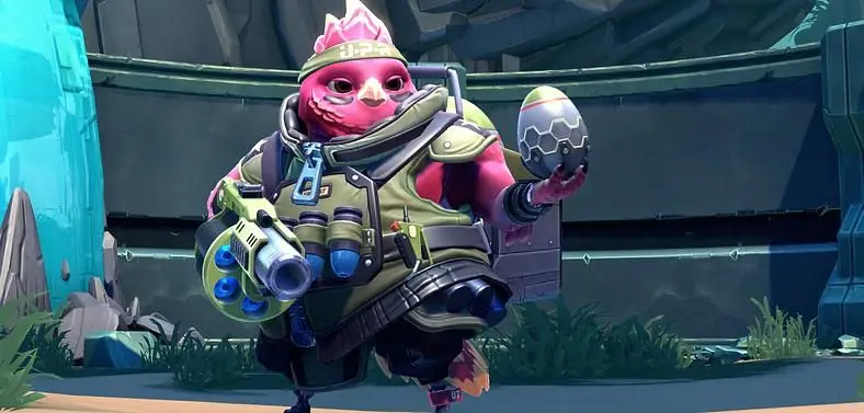 Battleborn’s new hero is a giant pink chicken named Ernest
