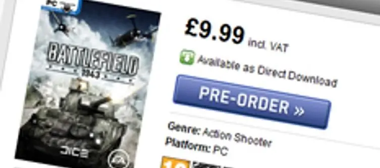 Error puts Battlefield 1943 on EA Store