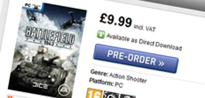 Error puts Battlefield 1943 on EA Store