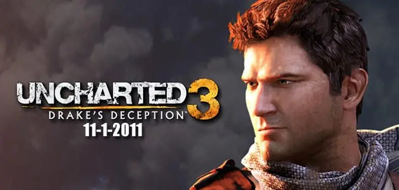 Uncharted 3 gold, comes with Starhawk beta