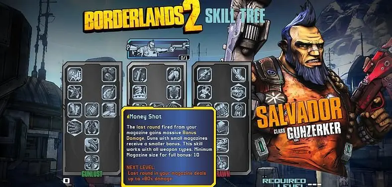 Gearbox releases skill tree calculator for Borderlands 2