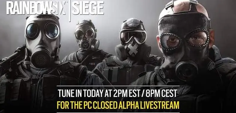 Ubisoft hosting "livestream presentation" of Rainbow Six Siege Closed Alpha @ 7.00pm GMT, new gameplay trailer