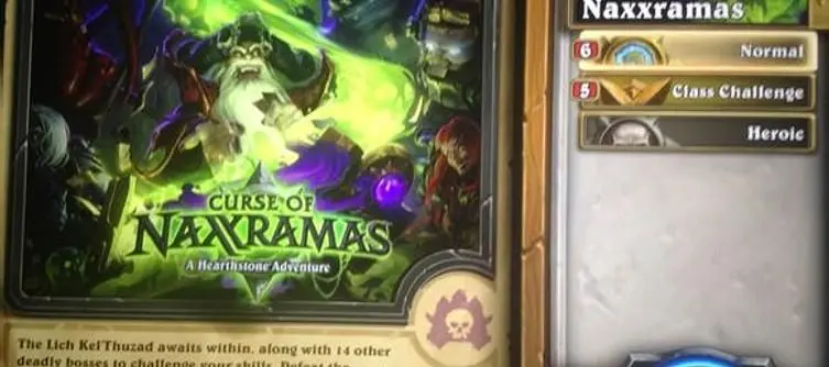 Leaked images emerge from first Hearthstone expansion, The Curse of Naxxramas