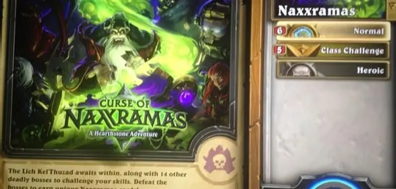 Leaked images emerge from first Hearthstone expansion, The Curse of Naxxramas