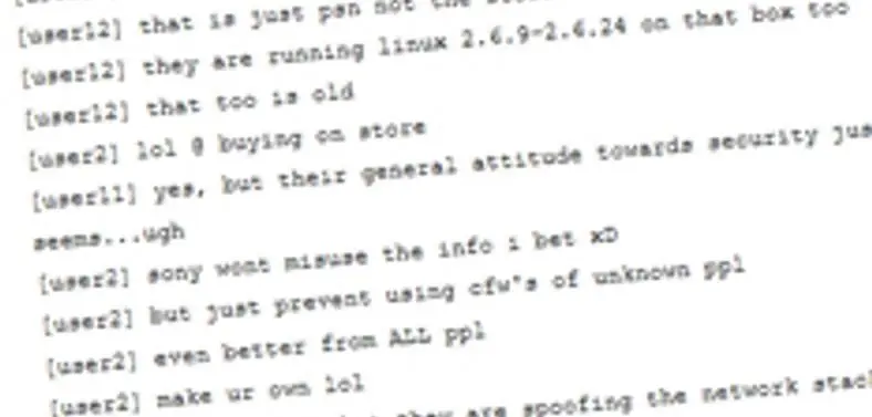 Alleged 'hacker chat log' surfaces, talks up PSN vulnerabilities